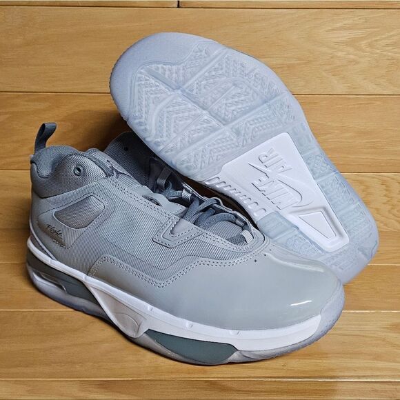 Nike Jordan Stay Loyal 3 GS Wolf Cool Grey White Basketball Shoes FB9922 012 - Picture 4 of 12